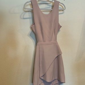 BCBG MaxAzria Lilac color open back mini